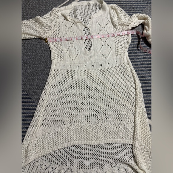 ✨SOLD✨Cupshe Cream Crochet Dress - Picture 10 of 11